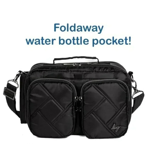 Lug Handbags - LUG Rider Crossbody / Shoulder Bag / Top Handle Bag - Black